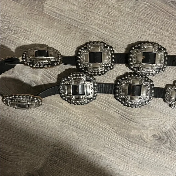 Roper Black and Silver Women's Belt - Picture 1 of 5